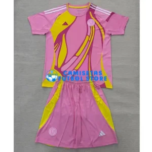 Maglia Scozia 2ª Calcio la EURO Femenina 2025 Bambino Kit Rosa