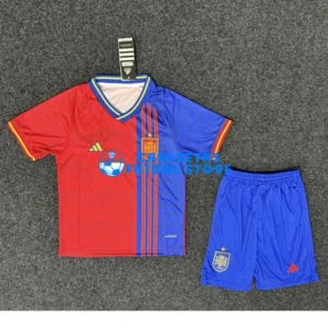 Maglia Spagna 2025 Edizione Speciale Rosso/Blu Bambino Kit