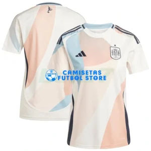 Maglia Spagna 2ª Calcio la EURO Femenina 2025 Donna Bianco/Beige