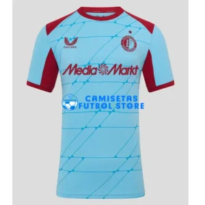 Maglia Feyenoord 3ª Calcio 2025/2026 Blu Cielo/Rosso