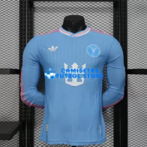 Maglia Inter Miami 3ª Calcio 2025/2026 ML Blu Chiaro (EDIZIONE GIOCATORE)