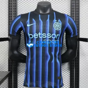 Maglia Inter de Milan 1ª Calcio 2025/2026 Blu/Nero (EDIZIONE GIOCATORE)