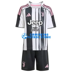 Maglia Juventus 1ª Calcio 2025/2026 Bambino Kit