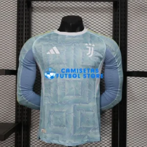 Maglia Juventus 2ª Calcio 2025/2026 ML Turchese (EDIZIONE GIOCATORE)