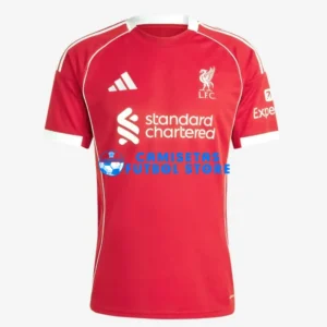 Maglia Liverpool 1ª Calcio 2025/2026 Rosso