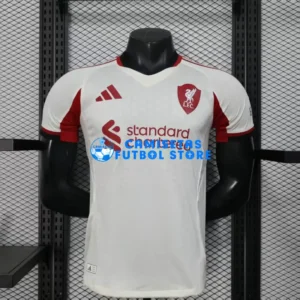 Maglia Liverpool 2ª Calcio 2025/2026 Bianco (EDIZIONE GIOCATORE)
