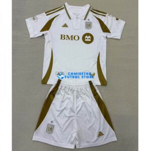 Maglia Los Angeles FC 2ª Calcio 2025/2026 Bambino Kit Bianco