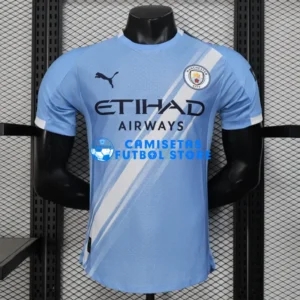 Maglia Manchester City 1ª Calcio 2025/2026 Blu (EDIZIONE GIOCATORE)