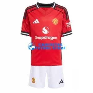 Maglia Manchester United 1ª Calcio 2025/2026 Rosso Bambino Kit