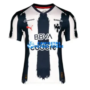 Maglia Monterrey 1ª Calcio 2025/2026 Bianco/Blu Marino
