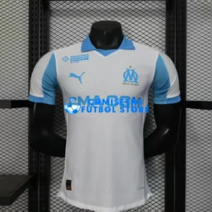 Maglia Olympique Marsella 1ª Calcio 2025/2026 Bianco (EDIZIONE GIOCATORE)