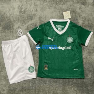 Maglia Palmeiras 1ª Calcio 2025/2026 Bambino Kit Verde