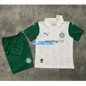 Maglia Palmeiras 2ª Calcio 2025/2026 Bambino Kit Bianco