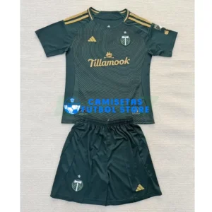 Maglia Portland Timbers 1ª Calcio 2025/2026 Bambino Kit Verde