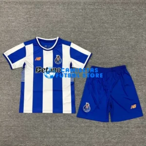 Maglia Porto 1ª Calcio 2025/2026 Blu/Bianco Bambino Kit