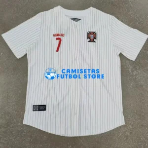 Maglia Portogallo 2025 Baseball Shirt Bianco