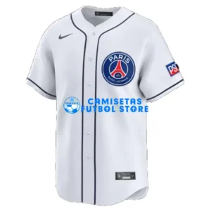 Maglia PSG 2025/2026 Baseball Shirt Bianco