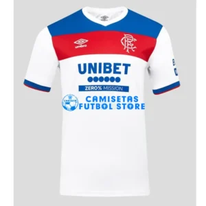Maglia Rangers FC 2ª Calcio 2025/2026 Bianco