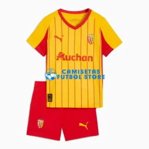 Maglia RC Lens 1ª Calcio 2025/2026 Giallo/Rosso Bambino Kit