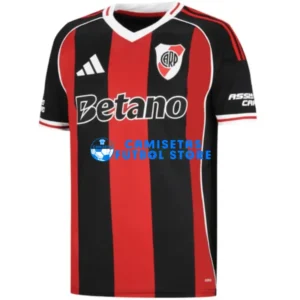 Maglia River Plate 2ª Calcio 2025/2026 Rosso/Nero
