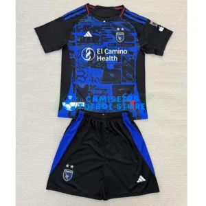 Maglia San Jose Earthquakes 1ª Calcio 2025/2026 Bambino Kit Blu