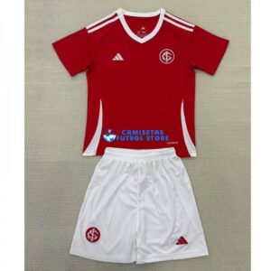 Maglia SC Internacional 1ª Calcio 2025/2026 Bambino Kit Rosso