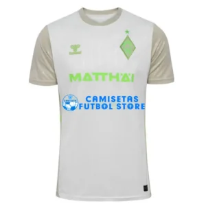 Maglia Werder Bremen 2ª Calcio 2025/2026 Bianco/Grigio