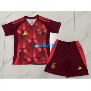 Maglia Germania 2ª Calcio la EURO Femenina 2025 Rosso Bambino Kit