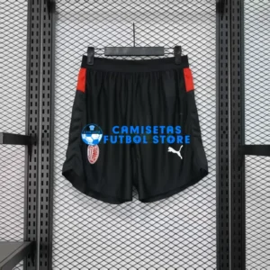 Pantaloncini AC Milan 1ª Calcio 2025/2026 Nero (EDIZIONE GIOCATORE)
