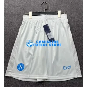 Pantaloncini Napoli 1ª Calcio 2025/2026 Bianco/Blu
