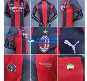Maglia AC Milan 1ªCalcio 2026/2027(EDIZIONE GIOCATORE)Rosso/Nero