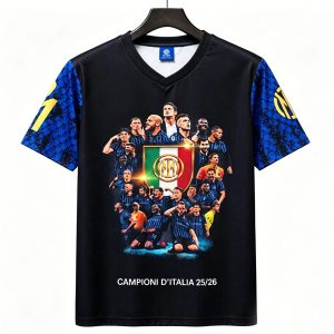 Inter de Milán 2026/2027 Maglia de la Especial Calcio Campioni d'Italia 25/26