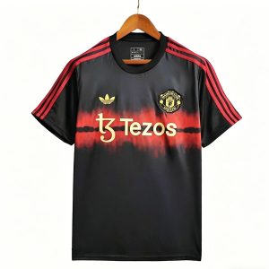 Maglia Manchester United Especial Calcio 2026/2027 Nero/Rosso