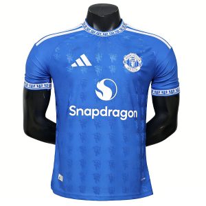 Maglia Manchester United Especial Calcio 2026/2027(EDIZIONE GIOCATORE)Retro Blu