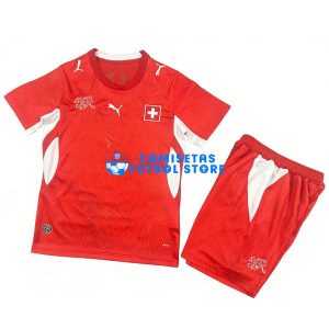Maglia Svizzera 1ªCalcio 2026/2027 Bambino Kit
