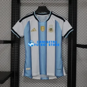 Maglia Argentina 1ªCalcio Mundial 2026 Blu/Bianco Donna con FIFA2022(EDIZIONE GIOCATORE)