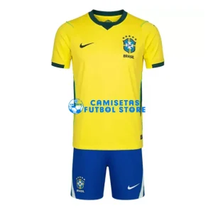 Maglia Brasile 1ªCalcio Mundial 2026 Giallo Bambino Kit