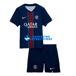 Maglia PSG 1ªCalcio 2025/2026 Blu Bambino Kit