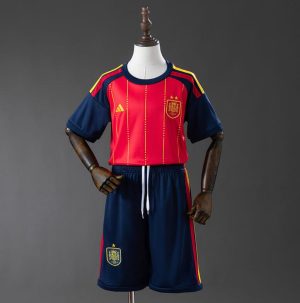 Maglia Spagna 1ª Calcio 2 Estrellas 2026/2027 Bambino Kit