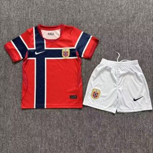 Maglia Noruega 1ª Calcio 2026 Bambino Kit